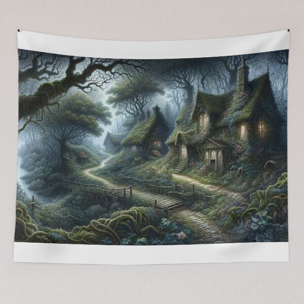 Item preview, Dark Cottagecore Lofi Dark Academia Gothic Aesthetic Cottagecore Gaming Theme  designed and sold by LewaTahami.