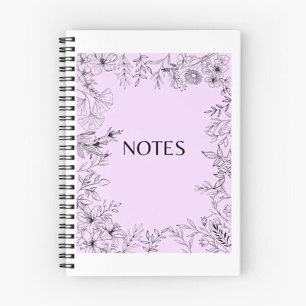 Item preview, Flower Print notebook designed and sold by lucymakes03.