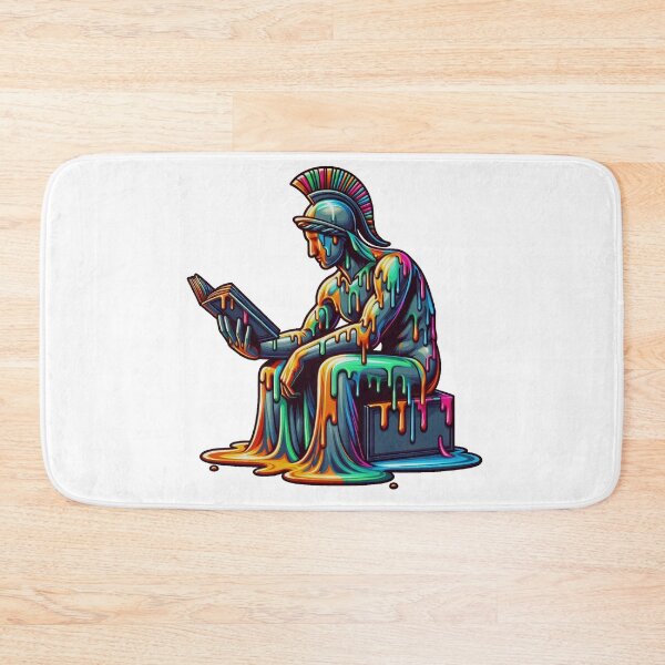Item preview, greek statue in paint with book designed and sold by JK-motivation.