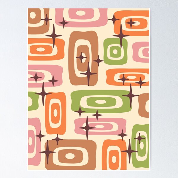 Item preview, Mid Century Modern Abstract Pattern designed and sold by tonymagnerart.