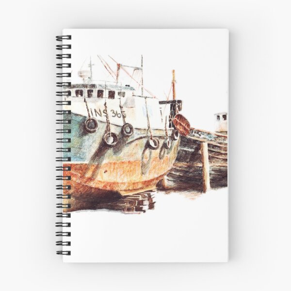 Item preview, Burghead, Scotland coloured pencil drawing for charity designed and sold by JayTCee.