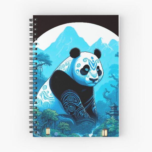 Item preview, La serenidad mística del panda designed and sold by STKs.