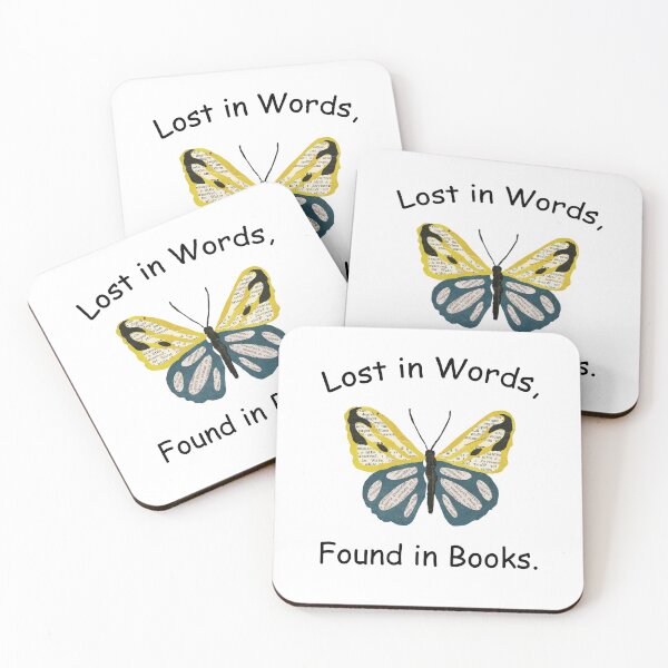 Item preview, Lost in Words, Found in Books: A Bookworm's Retreat designed and sold by Jozefin's Studio.