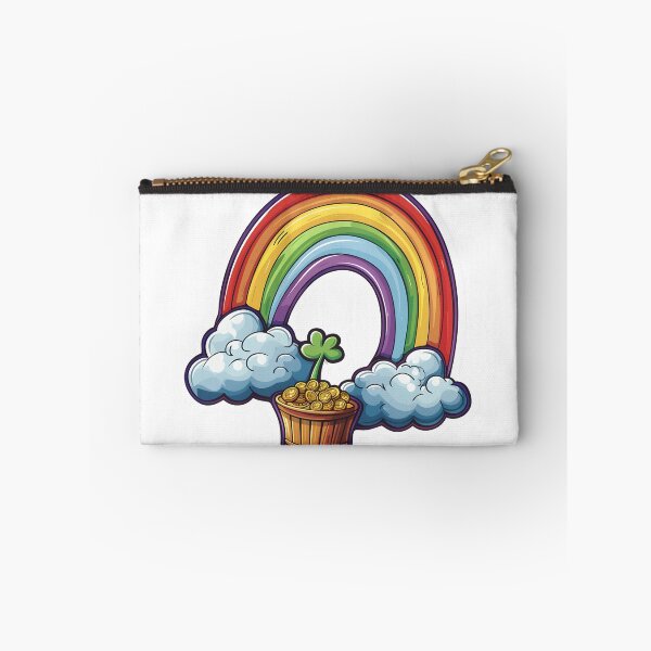 Item preview, Pot of Gold Rainbow - St. Patrick's Day Clover Sticker designed and sold by Liseri.