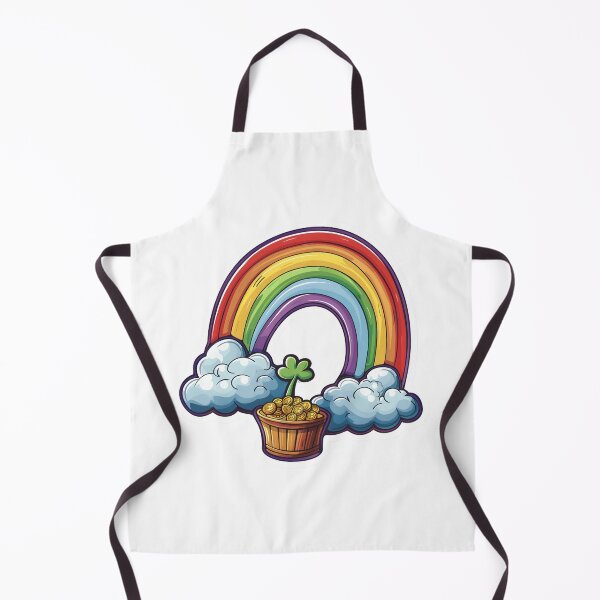 Item preview, Pot of Gold Rainbow - St. Patrick's Day Clover Sticker designed and sold by Liseri.