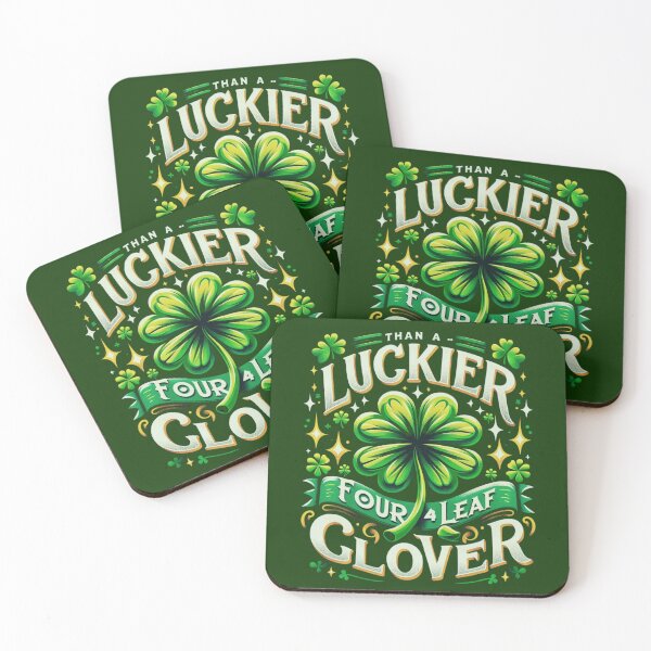 Item preview, LUCKIER THAN A FOUR-LEAF CLOVER: ST. PATRICK'S DAY CELEBRATION TEE FUNNY GIFTS designed and sold by DiySystem.