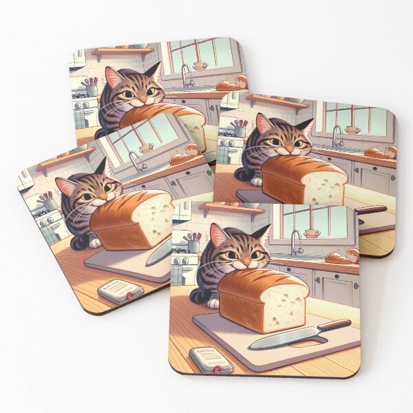 Item preview, Loafing Around: Tabby's Bread Bliss designed and sold by Felix Tanner.