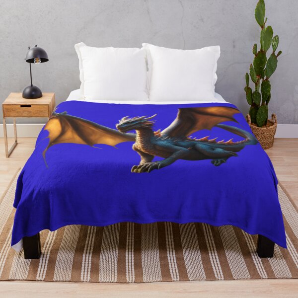 Item preview, Dragon with wings spread (Dark Blue) designed and sold by Midnight Veil Designs.