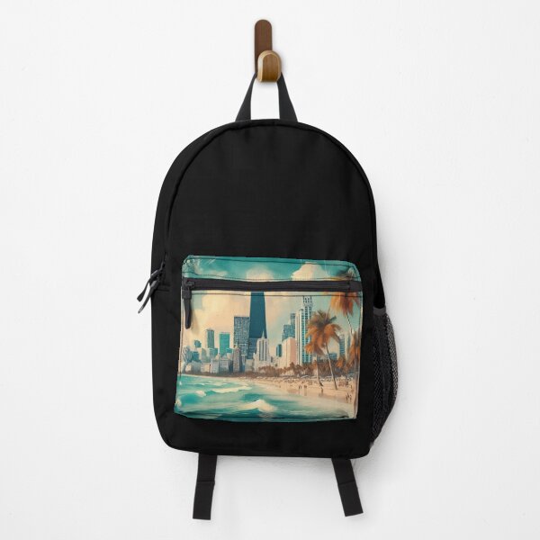 Item preview, Miami Florida Impressionism Painting designed and sold by TomFrontierArt.