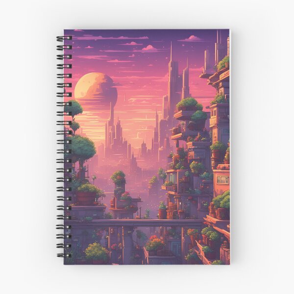 Item preview, Alien CityScape During Sunset designed and sold by LostStudio.