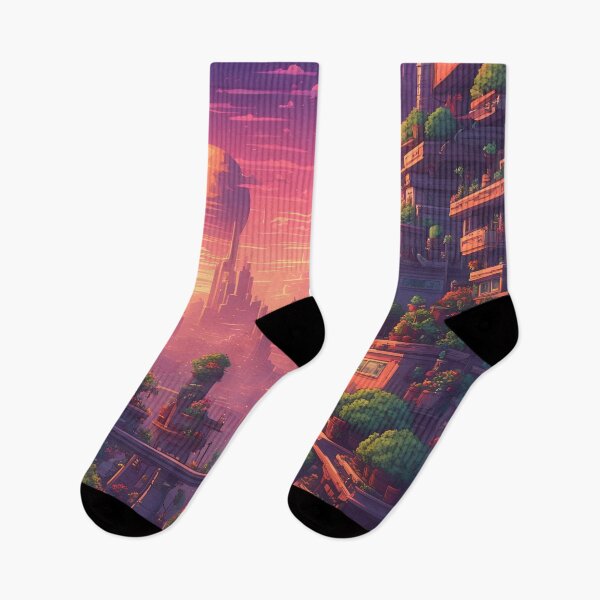 Item preview, Alien CityScape During Sunset designed and sold by LostStudio.