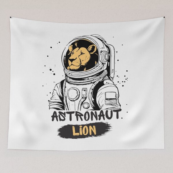 Item preview, Lion Astronaut Paint designed and sold by TrueArtsStore.