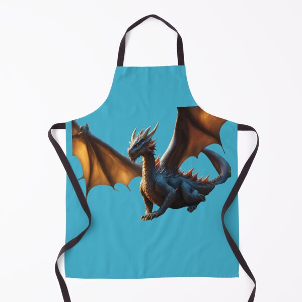 Item preview, Dragon with wings spread (Light Blue) designed and sold by Midnight Veil Designs.