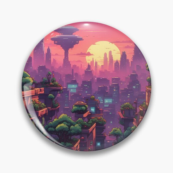 Item preview, Another Sunset in Alien City designed and sold by LostStudio.