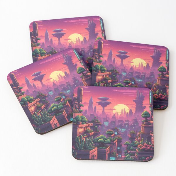 Item preview, Another Sunset in Alien City designed and sold by LostStudio.