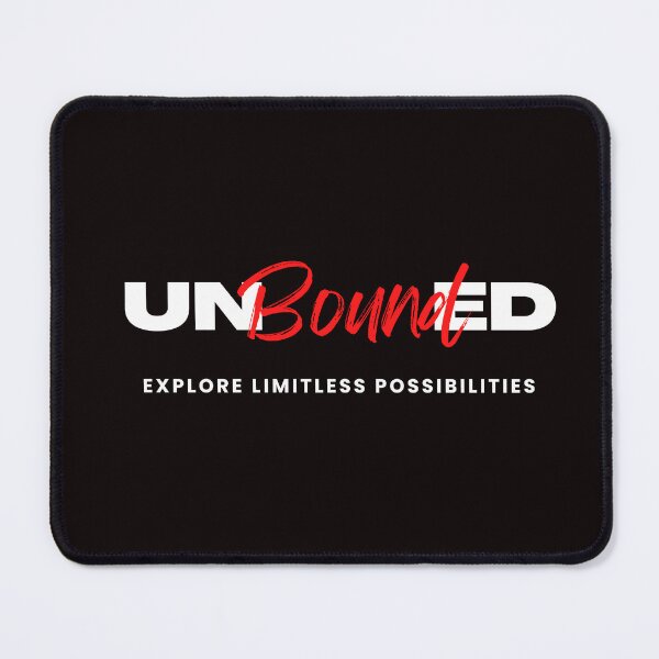 Item preview, UNBOUNDED - Motivational and Inspirational saying for success Seekers designed and sold by CHAMSSTORE.