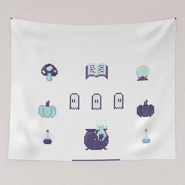 Item preview, Pixel Art Witch Set designed and sold by muffineshipster.