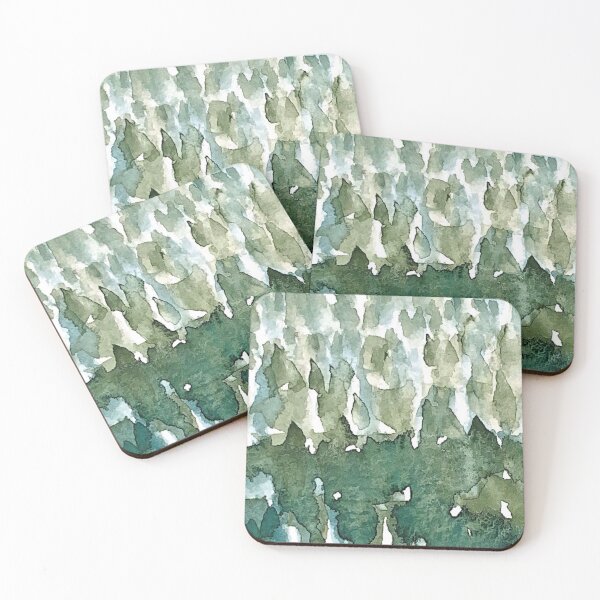 Item preview, Evergreens Watercolor designed and sold by AgelessCreative.