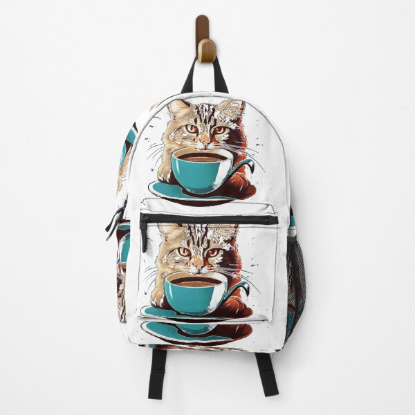 Item preview, A cat who likes coffee designed and sold by MindsAtelier.