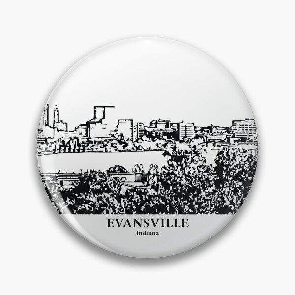 Item preview, Evansville - Indiana designed and sold by Lakeric Cityscapes.