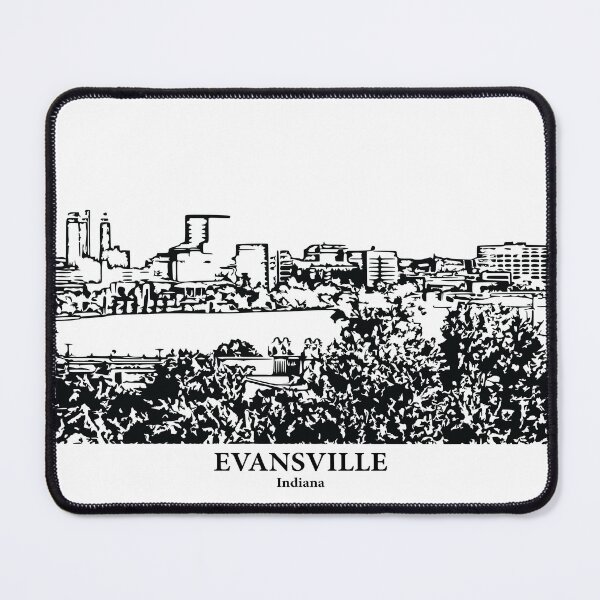 Item preview, Evansville - Indiana designed and sold by Lakeric Cityscapes.