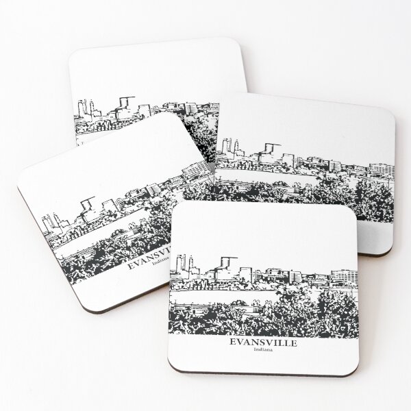 Item preview, Evansville - Indiana designed and sold by Lakeric Cityscapes.