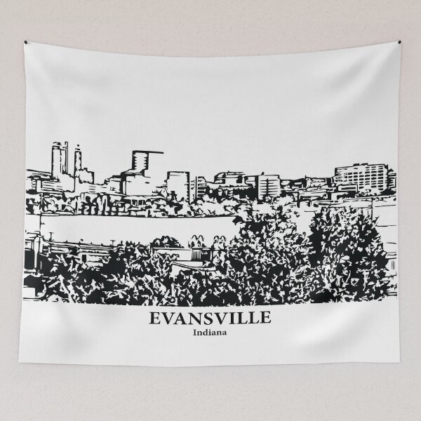 Item preview, Evansville - Indiana designed and sold by Lakeric Cityscapes.