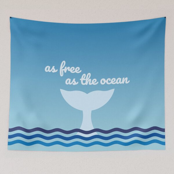 Item preview, Whale - As Free As The Ocean designed and sold by Lemon Pepper.