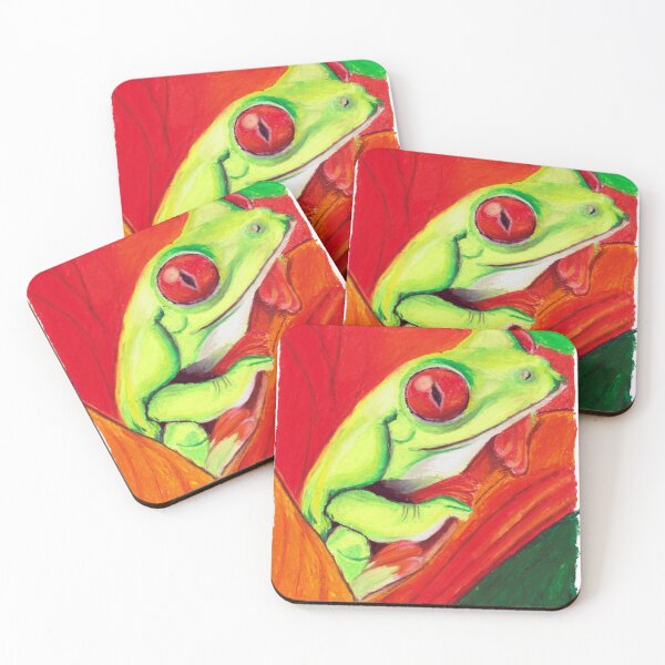 Item preview, Vibrant and Colourfull Frog designed and sold by drawingmary.