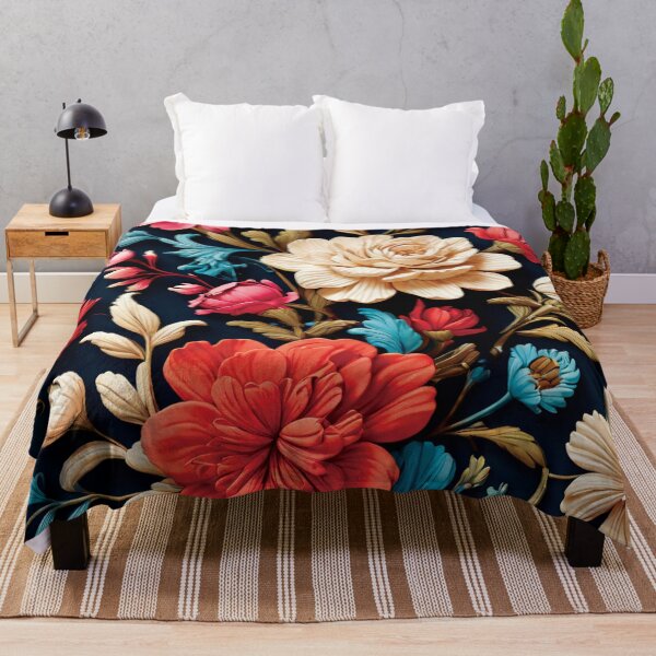 Item preview, floral pattern designed and sold by NeedyourArt.