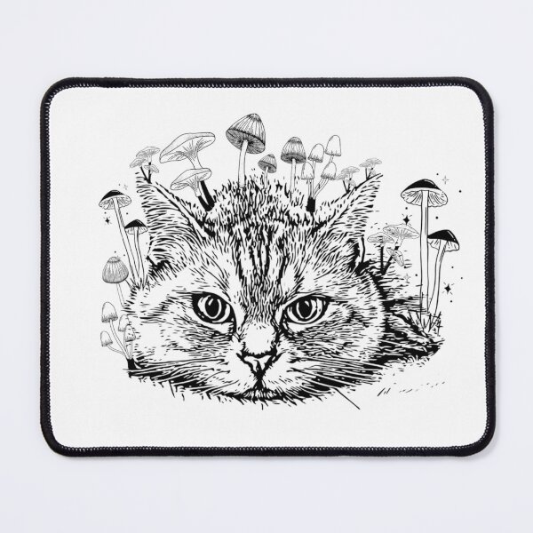Item preview, Mushroom Cat Gift For Cat Lover designed and sold by Harpiaart.