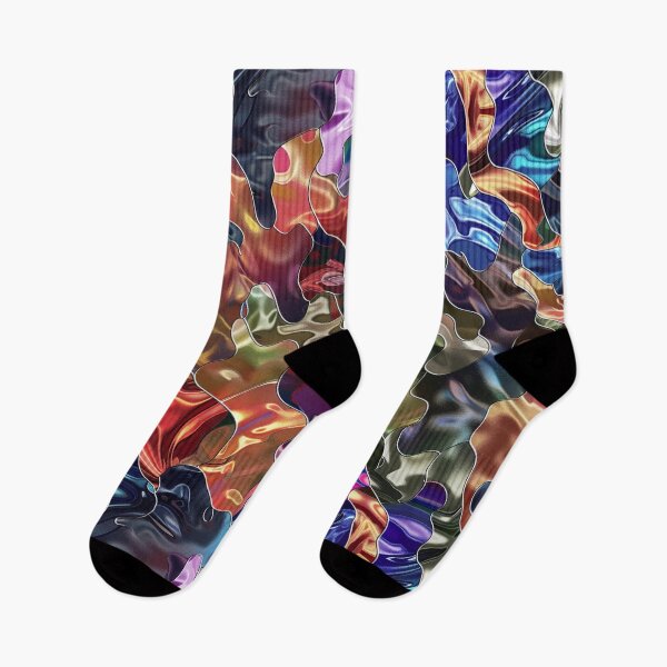 Item preview, Vibrant Metalic Camouflage Pattern With Multicolored Abstract Shapes 4.1 designed and sold by Reichcorp.