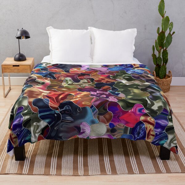 Item preview, Vibrant Metalic Camouflage Pattern With Multicolored Abstract Shapes 4.1 designed and sold by Reichcorp.
