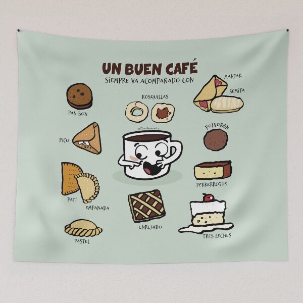 Item preview, Coffee with Sweet Bread designed and sold by Claustronautas.
