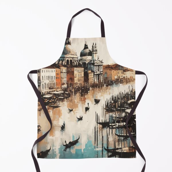 Item preview, Vintage Venice Impressionism Painting designed and sold by TomFrontierArt.