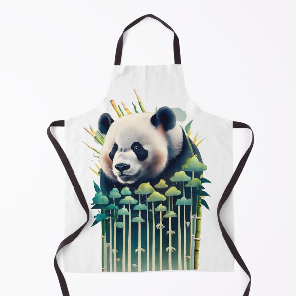 Item preview, Panda bear and bamboo forest designed and sold by Ann Miu Deluxe.