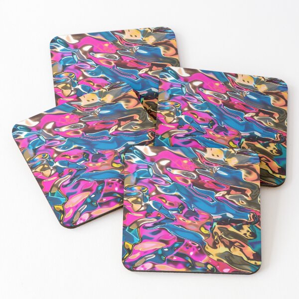 Item preview, Vibrant Metalic Camouflage Pattern With Multicolored Abstract Shapes 4.2 designed and sold by Reichcorp.