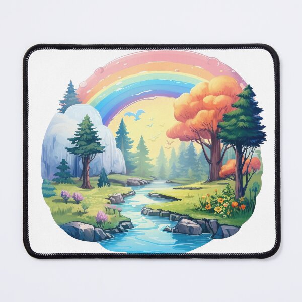 Artikelvorschau, Niedliches Regenbogen-Umwelt-Briefpapier entworfen und verkauft von ShopMaxiDesigns.