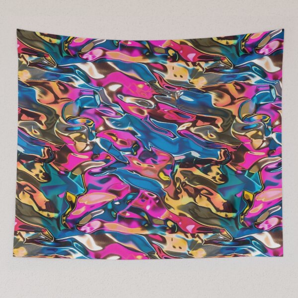Item preview, Vibrant Metalic Camouflage Pattern With Multicolored Abstract Shapes 4.2 designed and sold by Reichcorp.
