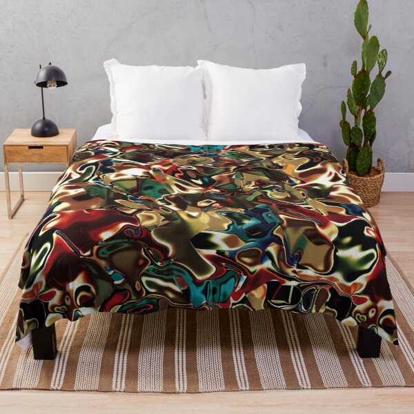Item preview, Vibrant Metalic Camouflage Pattern With Multicolored Abstract Shapes 4.3 designed and sold by Reichcorp.