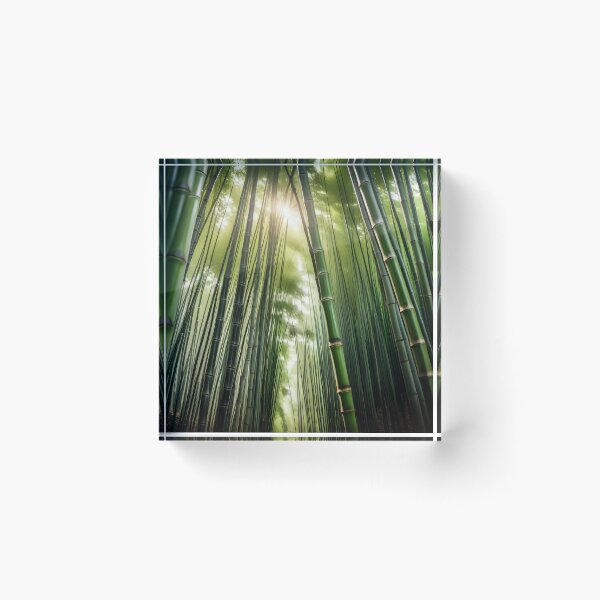 Item preview, Sunbeams in the forest bamboo designed and sold by Inspyralia.