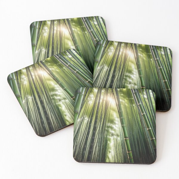 Item preview, Sunbeams in the forest bamboo designed and sold by Inspyralia.