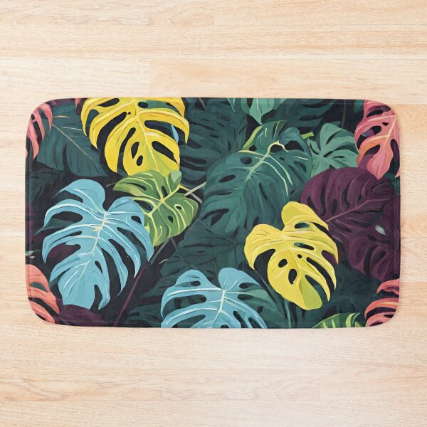 Item preview, Colorful monstera leafes designed and sold by MyCraftForYOU.