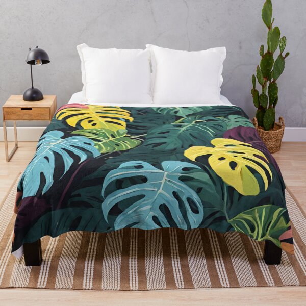 Item preview, Colorful monstera leafes designed and sold by MyCraftForYOU.