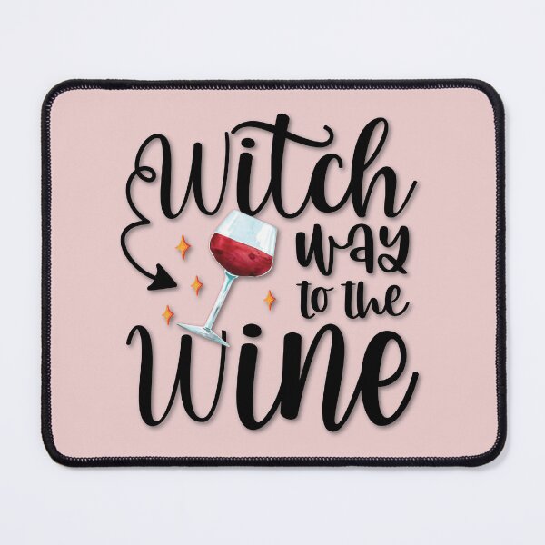 Item preview, Boho Blush Pink, Cottagecore - Witch Way to the Wine - AlaskaMagick designed and sold by Alaska Magick.