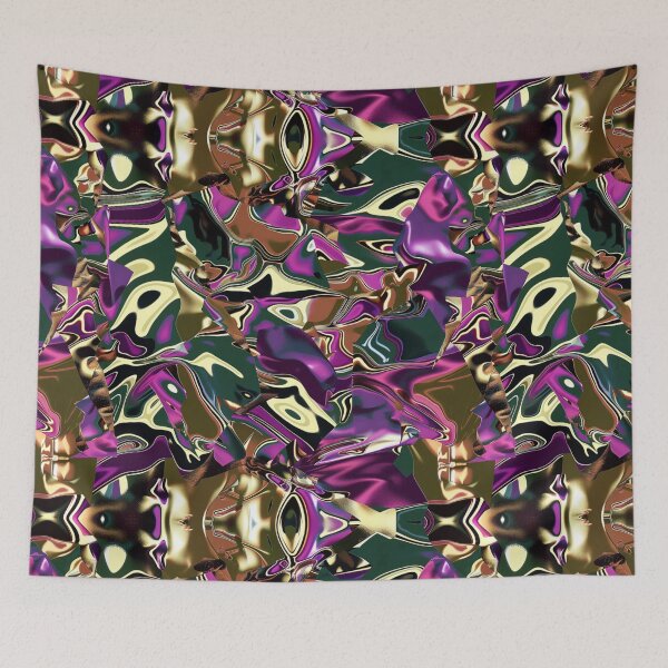 Item preview, Vibrant Metalic Camouflage Pattern With Multicolored Abstract Shapes 4.4 designed and sold by Reichcorp.