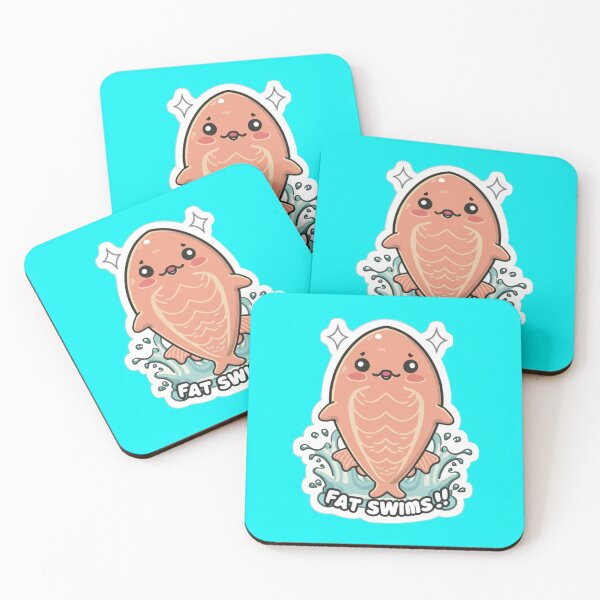 Item preview, Salmon Lover: Fat Swims designed and sold by OceanProtec.
