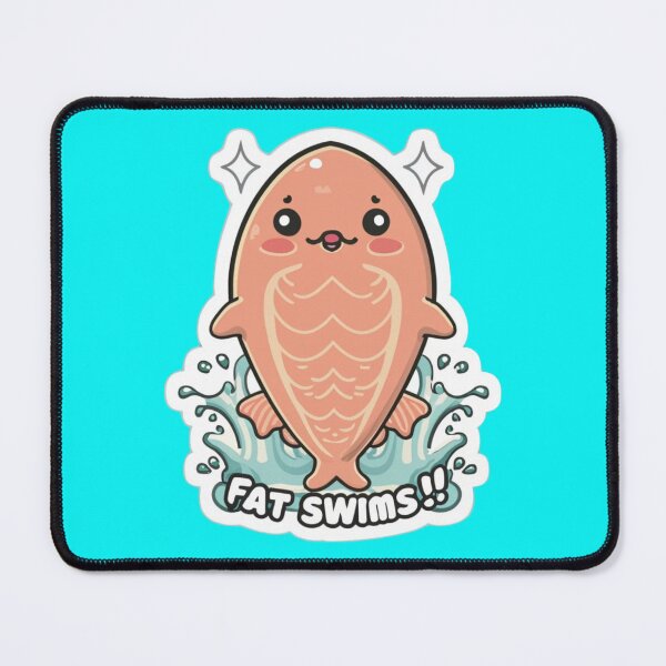 Item preview, Salmon Lover: Fat Swims designed and sold by OceanProtec.