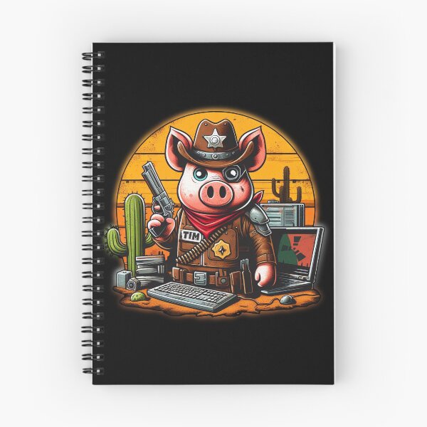 Item preview, Our Sheriff Tim - the Gamer Piggy Who Brings Fun to You designed and sold by Lososko.
