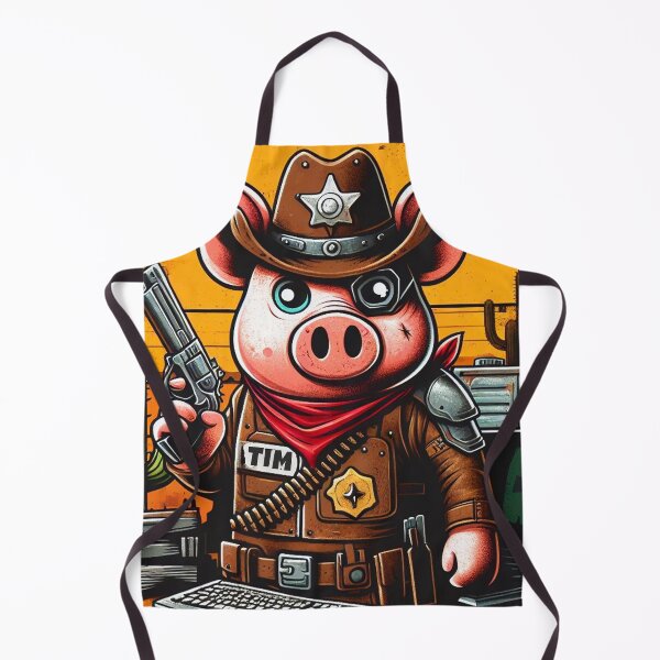 Item preview, Our Sheriff Tim - the Gamer Piggy Who Brings Fun to You designed and sold by Lososko.